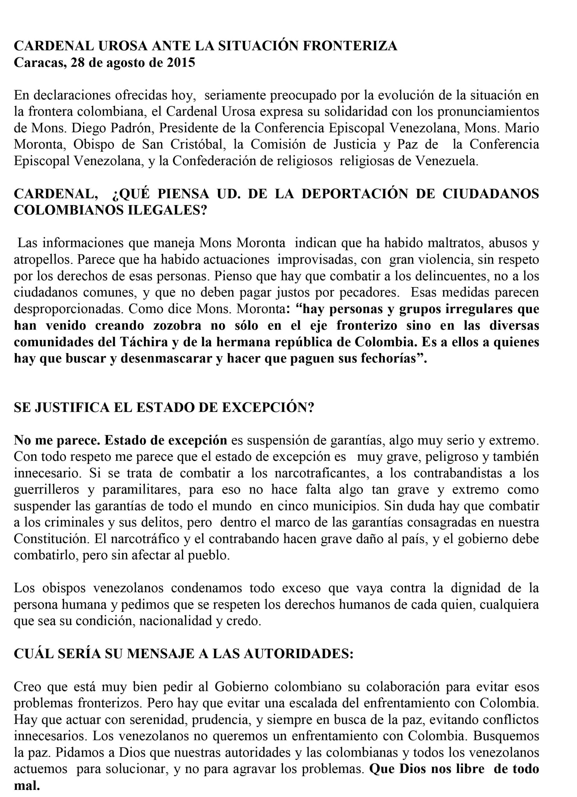 asunto frontera cardenal